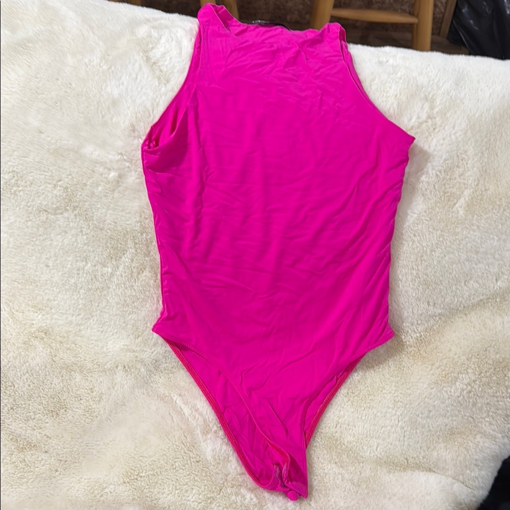 Vibrant Pink One Piece bodysuit